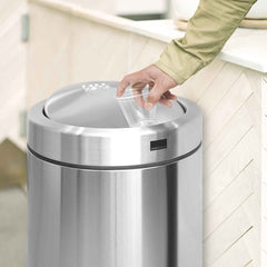 55L swing top bin - lifestyle swing lid with copy