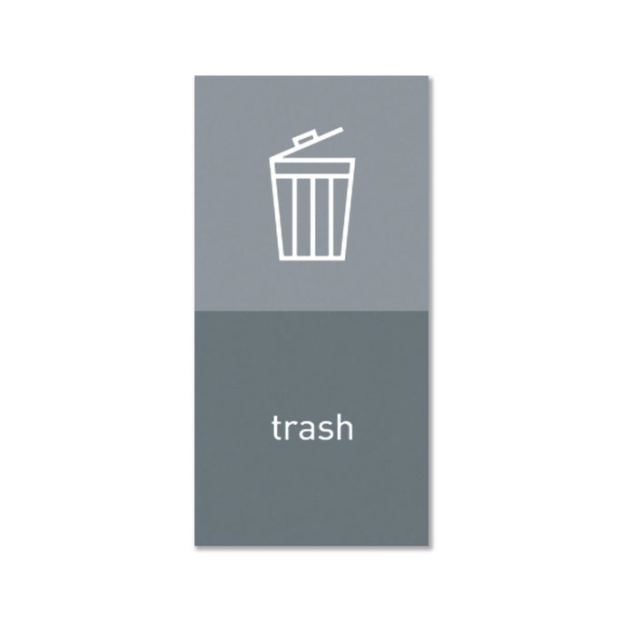 magnetic sorting label - trash - main image