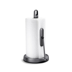 tension arm paper towel holder